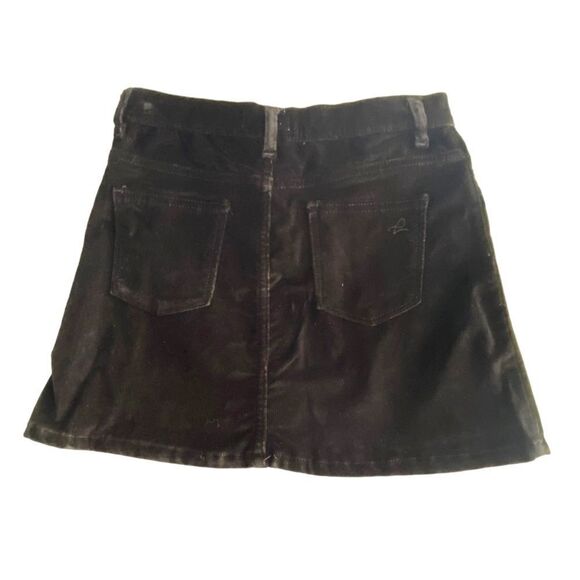 Dl1961 | Tween Girls’ Black Velvet Jenny Mini Skirt Size 16 - Picture 3 of 10
